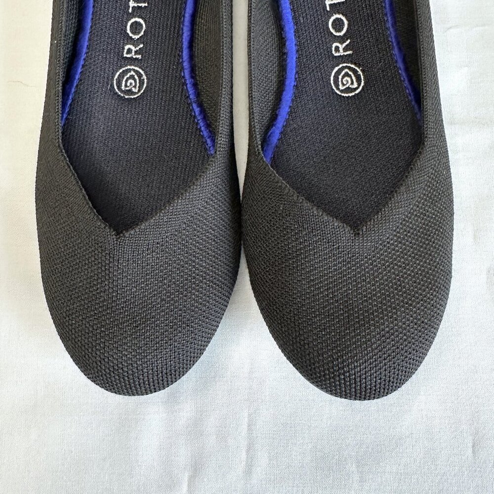 Rothy's Rounded Toe Classic Flat in Black, Size 9 - Picture 4 of 13